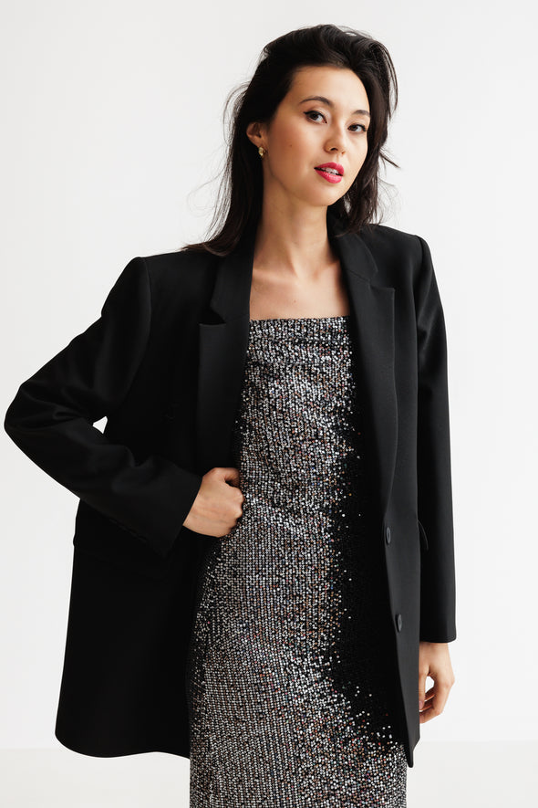 Rita Relaxed Blazer Black