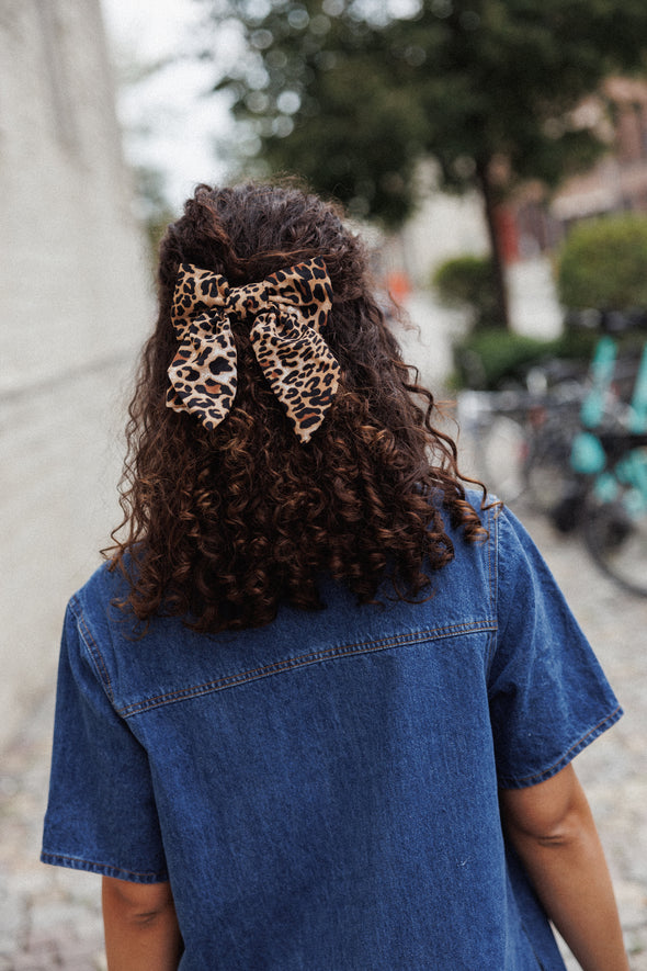 Leopard Bow Hairclip