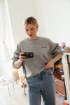 Eli Sweatshirt Grey Melange