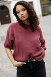 Lize Knit Top Bordeaux