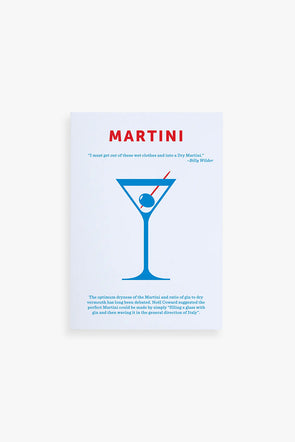 Martini Cocktail Greeting Card