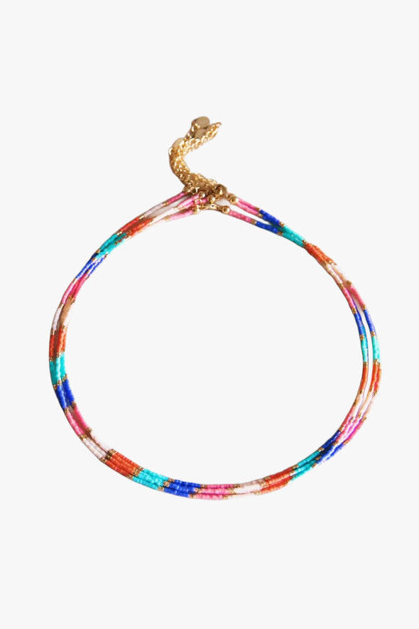 Beaded Necklace Mix Color