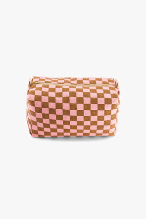 Vic Pouch Damier Strawberry Toiletry Bag