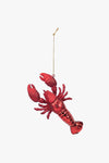 Xmas Hanger Glass Lobster