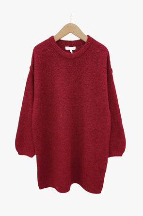 Luis Knit Dress Bordeaux