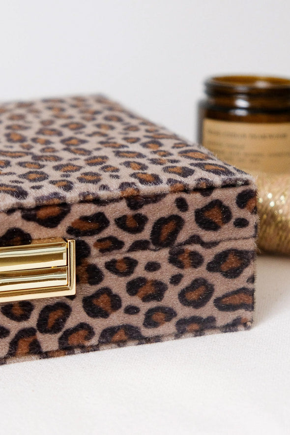 Anne Leopard Jewelry Box