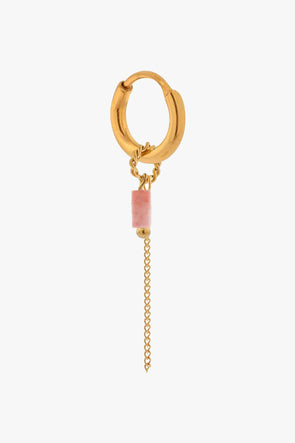 Single Chain Rosa Hoop Gold