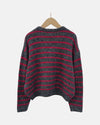 Manon Cardigan Grey/Cherry