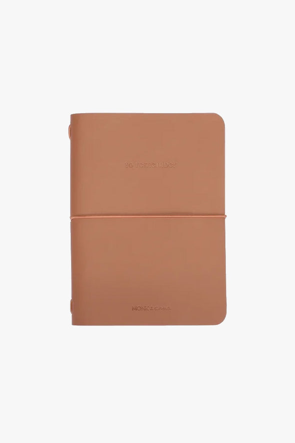 Vegan Leather Notebook Clay