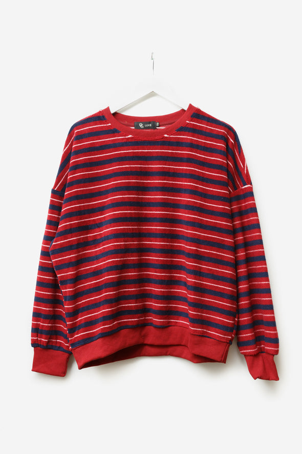 Tucker Oversized Sweat Bordeaux