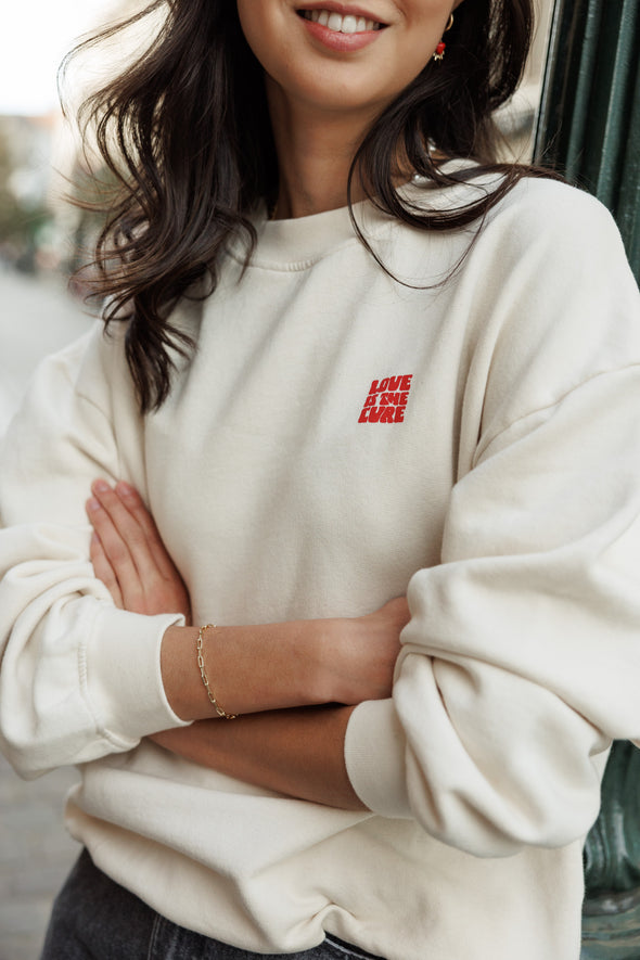 Love Sweater Off White