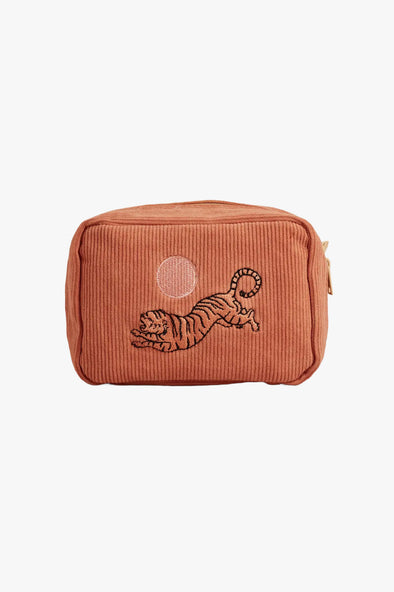 Corduroy Makeup Bag Dusty Pink