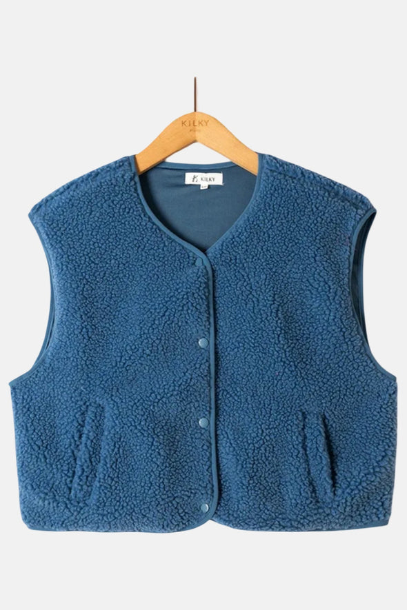 Billie Vest Denim Blue