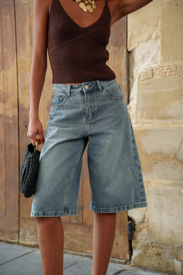 Serena Denim Bermuda