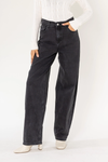 Nina Barrel Balloon Baggy Jeans Grey