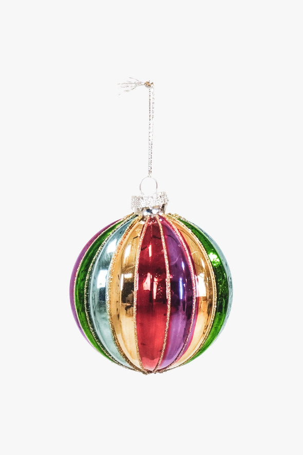 Xmas Ball Glass Multi