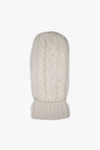 Knitted Mittens White
