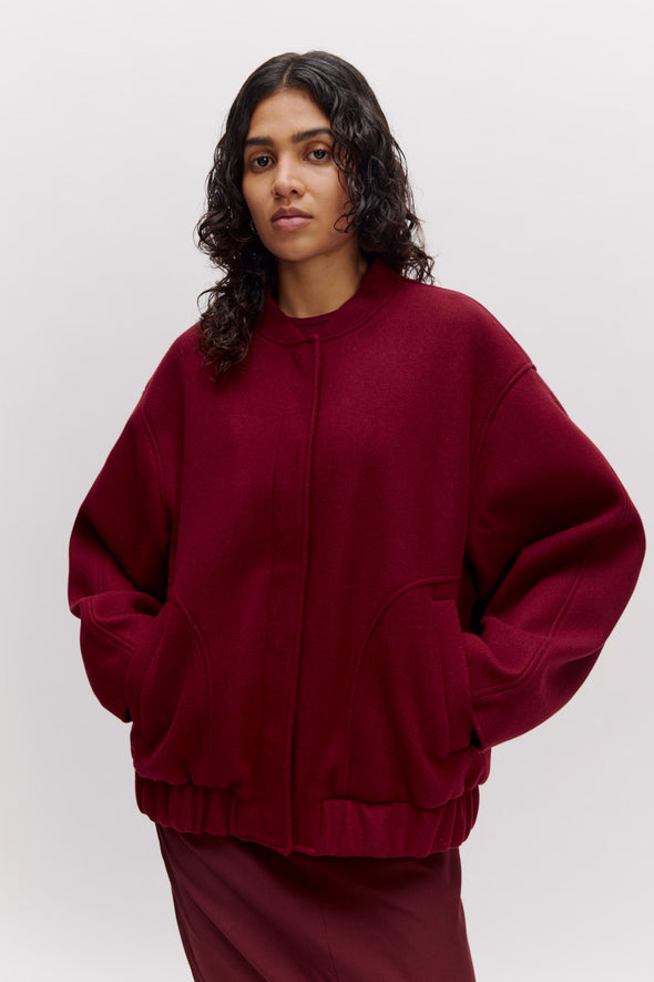 Oversized Geena Bomber Zinfandel