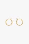 Dazzling Ring Earrings Goldplated