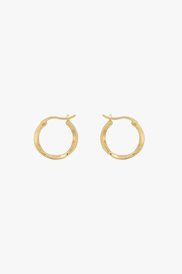 Dazzling Ring Earrings Goldplated