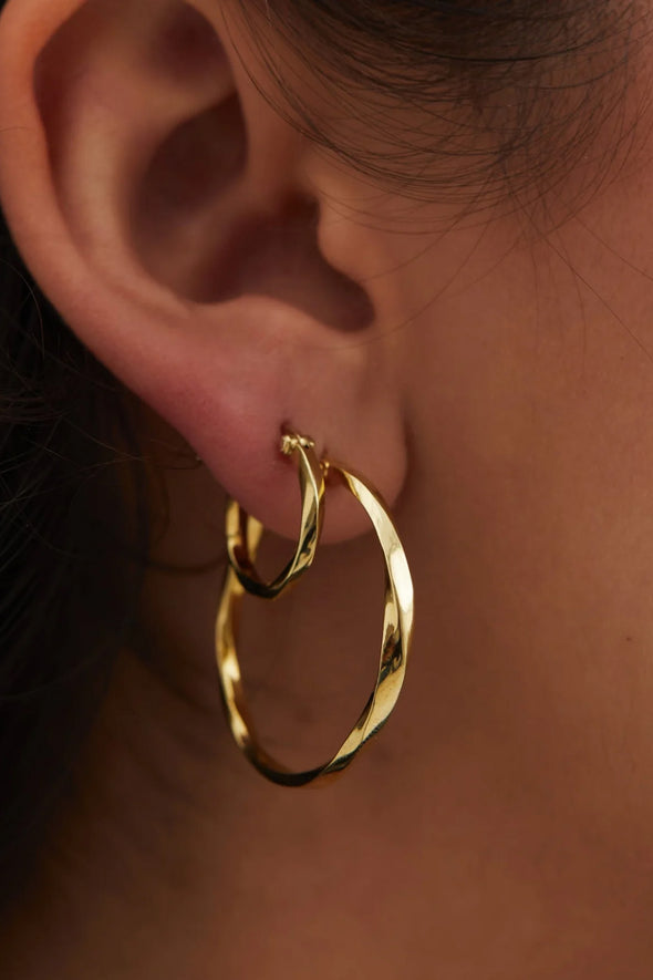 Dazzling Hoop Earrings