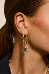 Dazzling Hoop Earrings Silver