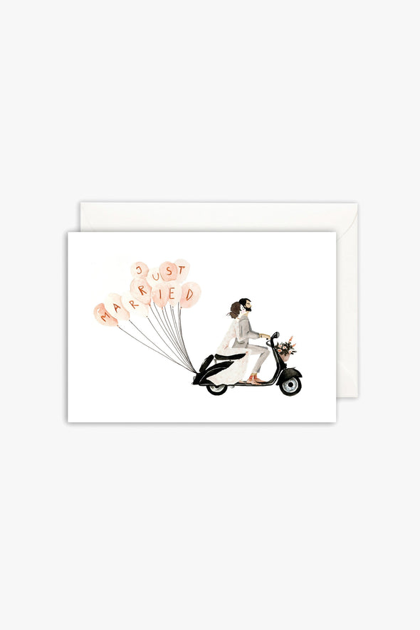 Bridal Scooter Card