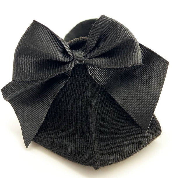 Elisa Black Bow Socks