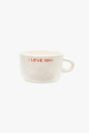 I Love You Cappuccino Mug