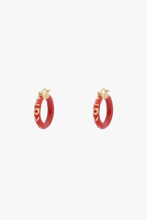 Bonfire Hoop Earrings