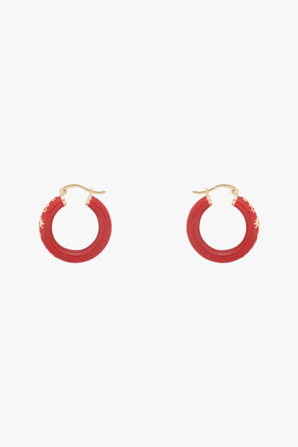 Bonfire Hoop Earrings