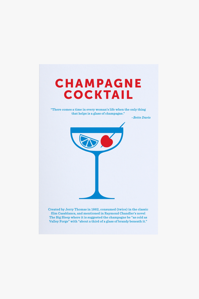 Champagne Cocktail Greeting Card