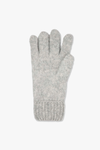 Knitted Finger Gloves Grey