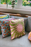 Embroidered Sunshine Cushion