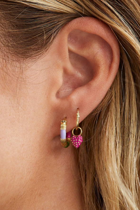 Single Lovely Day Earring Goldplated