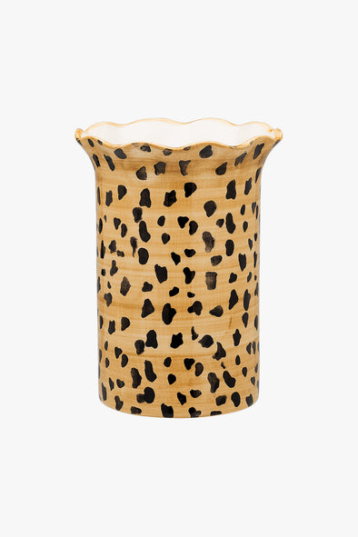 Leopard Vase