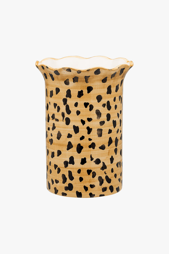 Leopard Vase