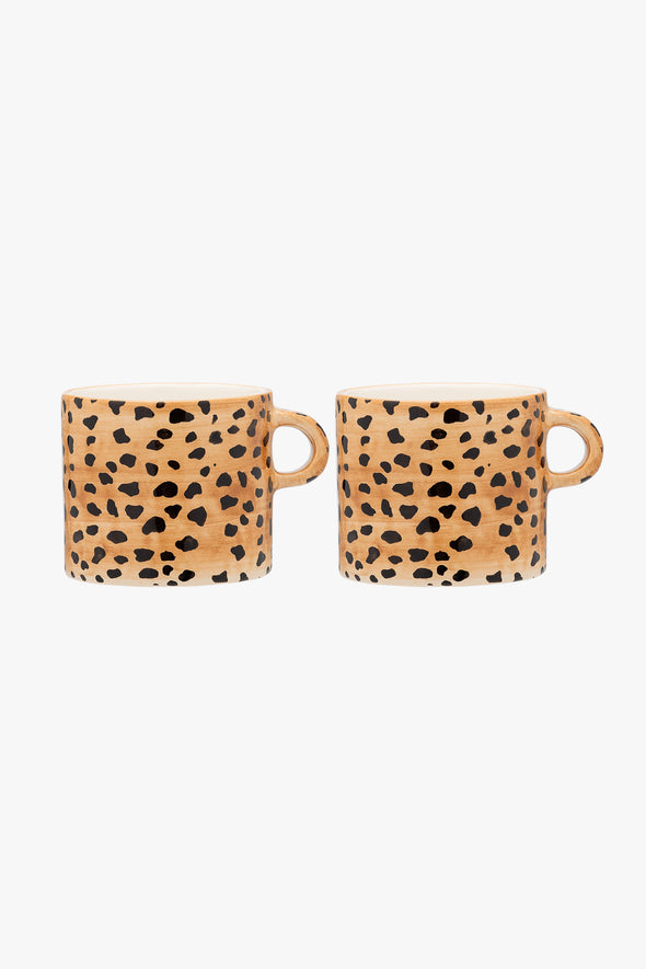 Leopard Mug Set Of 2