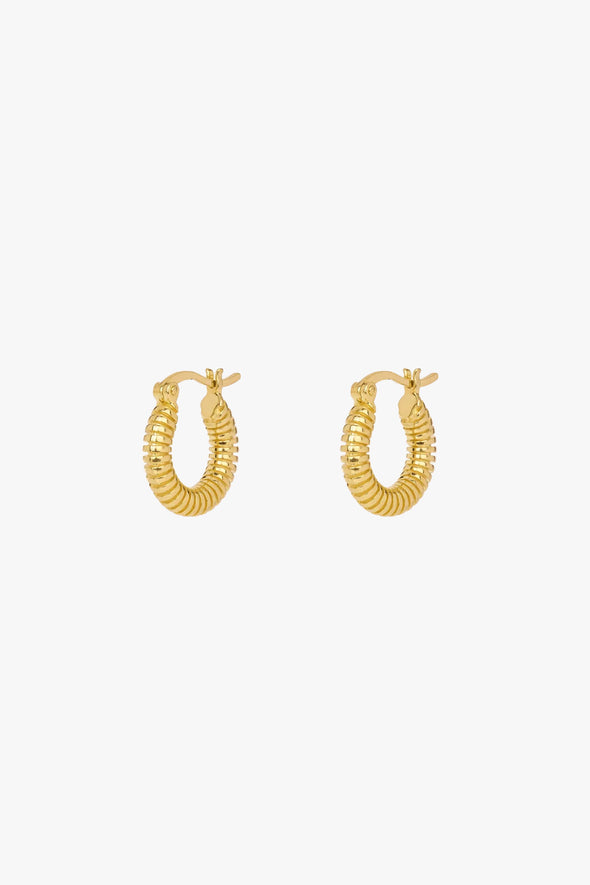 Small Spiral Hoop Earrings