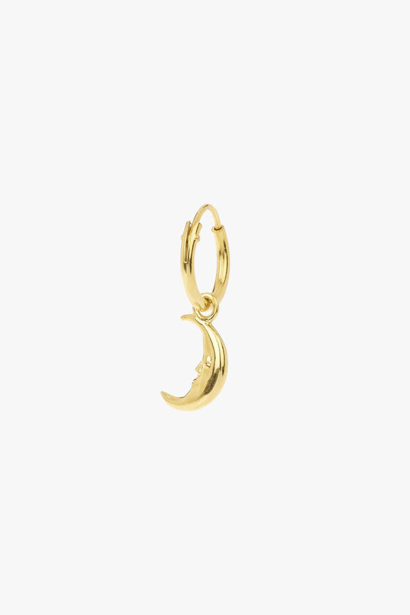 Single Luna Ring Earring