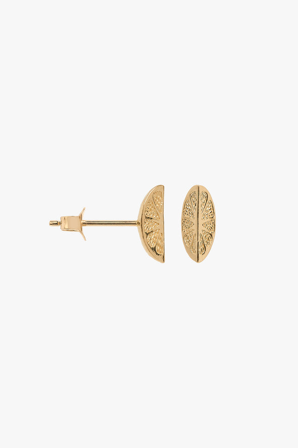 Single Citron Stud Goldplated