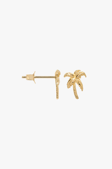 Single Small Palmier Stud Goldplated