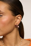 Single Rouge Ring Earring