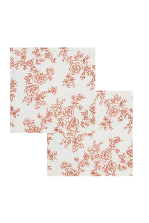 Whimsical Rose Napkin Set