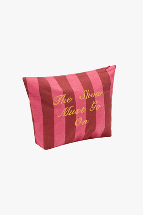 The Show Must Go On Make Up Bag