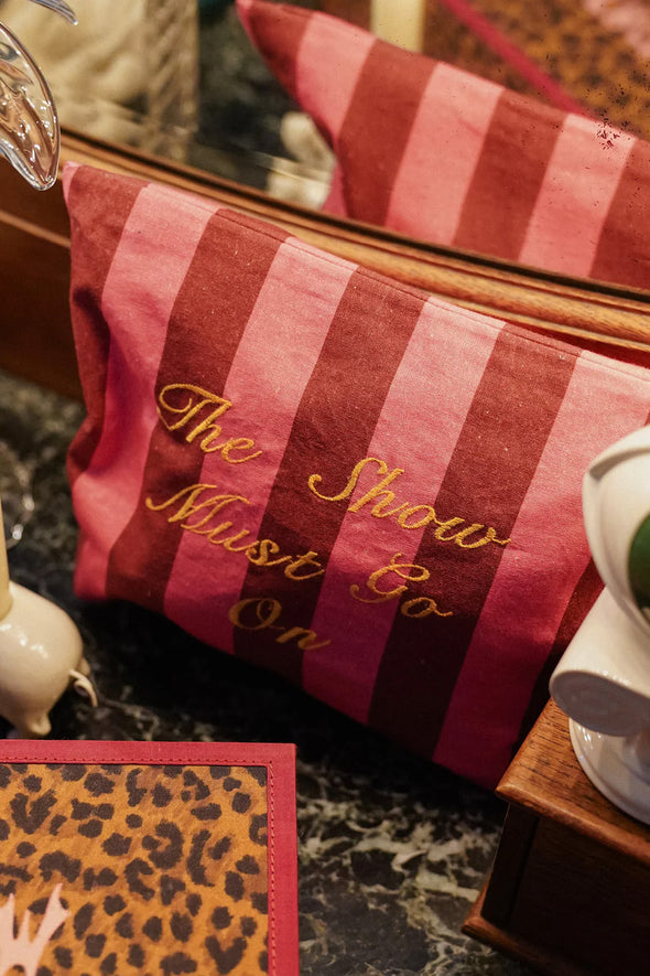 The Show Must Go On Make Up Bag