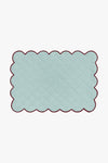 Frosty Scalloped Placemat