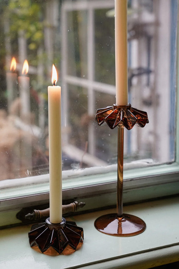 Tall Frilly Candle Holder