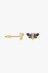 Single Night Fly Stud Goldplated