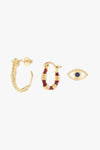 Set Showtime Earrings Goldplated